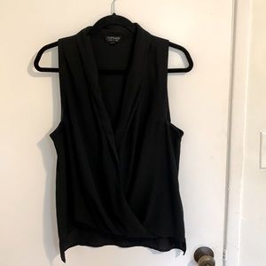 Topshop dressy black tank